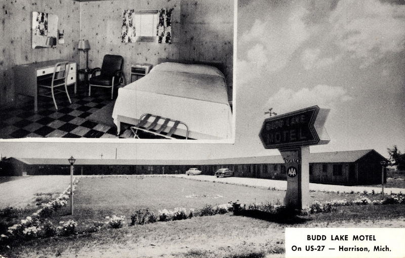 Budd Lake Motel - Vintage Postcard (newer photo)
